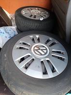 Banden met wieldoppen 14 inche vw polo UP, Auto diversen, Wieldoppen, Ophalen, Gebruikt