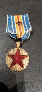 medaille voor gekwetsten 2 types, Ophalen of Verzenden, Landmacht, Overige gebieden, Lintje, Medaille of Wings