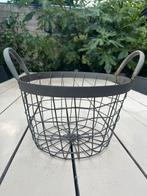 Draadstaal mand H16xB25, Ophalen of Verzenden, Gebruikt, Rond, Overige materialen