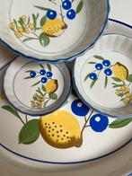 Serveerschaaltjes met citroenen, Ophalen of Verzenden, Zo goed als nieuw, Porselein, Overige stijlen