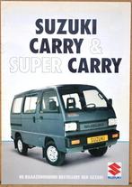 775) Suzuki Carry & Super Carry. ca 1990. Folder 6Blz., Ophalen of Verzenden, Zo goed als nieuw, Overige merken