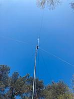 Fritzel GP 50 Verticale multiband antenne 10-15-20-40-80 mtr, Ophalen, Zo goed als nieuw, Antenne