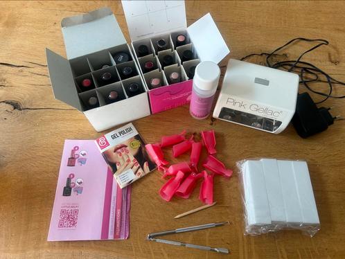 Complete Pink Gellac set met 11 kleuren (zo goed als nieuw), Sieraden, Tassen en Uiterlijk, Uiterlijk | Cosmetica en Make-up, Zo goed als nieuw