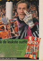 Retro reclame 1992 Croky chips voetbal Van Breukelen, Verzenden, Overige typen