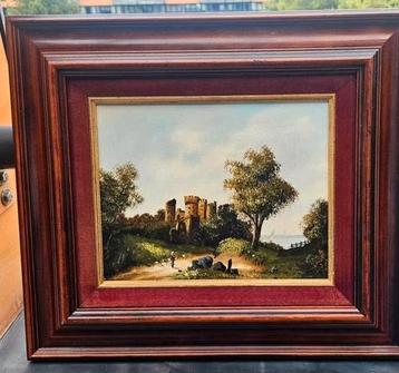 Uit erfenis olieverf op doek was duur schilderij inguldens s beschikbaar voor biedingen