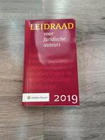 Leidraad voor juridische auteurs, Ophalen of Verzenden, Zo goed als nieuw, Sociale wetenschap