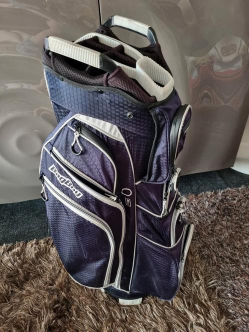 BagBoy trolleytas, 14 slots, 9 geritste pockets, prima staat, Sport en Fitness, Golf, Gebruikt, Tas, Overige merken, Ophalen of Verzenden