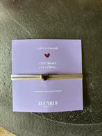 Nieuw satijnen armbandje Lucardi met gouden Hart, Sieraden, Tassen en Uiterlijk, Armbanden, Overige materialen, Nieuw, Ophalen of Verzenden