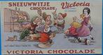 gezocht Victoria chocolade dozen Sneeuwwitje en de 7 dwergen, Verzamelen, Merken en Reclamevoorwerpen, Verpakking, Gebruikt, Ophalen of Verzenden