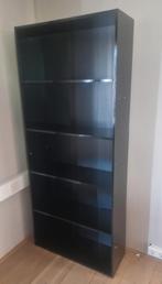 Boekenkast zwart ook voor ordners ideaal, Huis en Inrichting, Kasten | Boekenkasten, Ophalen, Gebruikt, 50 tot 100 cm, 150 tot 200 cm