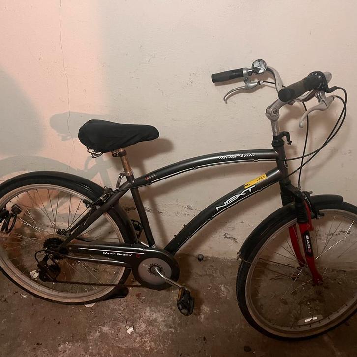 Next Bella Vista Cruiser Herenfiets, Fietsen en Brommers, Fietsen | Cruisers en Lowriders, Gebruikt, Heren, Cruiser, Aluminium