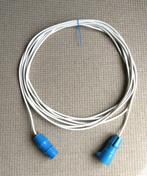 Campingsnoer / kabel 10 meter - wit - , met CEE stekkers, Ophalen, Gebruikt