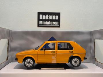 Volkswagen Golf Mk1 - 5drs Oranje - 1:18 Solido beschikbaar voor biedingen