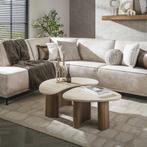 Salontafel set van 2 Trevi Organisch., 50 tot 100 cm, Verzenden, Nieuw, Overige vormen