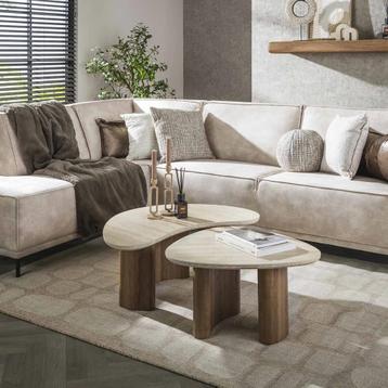 Salontafel set van 2 Trevi Organisch. beschikbaar voor biedingen