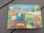 Ouderwetse kinderpuzzel - olifanten, Ophalen of Verzenden, 10 tot 50 stukjes, Gebruikt