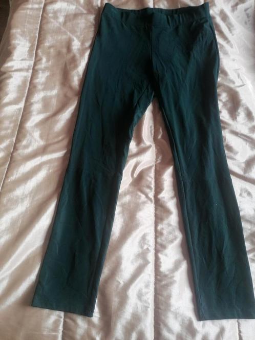 Les Favorites mooie groene broek / elastische taille/ mt XL, Kleding | Dames, Broeken en Pantalons, Nieuw, Maat 42/44 (L), Groen