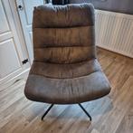 Mooie draaifauteuil antraciet, Huis en Inrichting, Fauteuils, Gebruikt, 75 tot 100 cm, Ophalen of Verzenden, Metaal