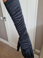 Mooie lange zwarte Gala/Feest handschoenen, Ophalen of Verzenden, Zo goed als nieuw, Zwart, Overige typen