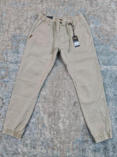 PME Jogger Cargo W33 L34 NIEUW Tapered STRETCH Bronno3334, Kleding | Heren, Broeken en Pantalons, Nieuw, Maat 52/54 (L), Ophalen of Verzenden