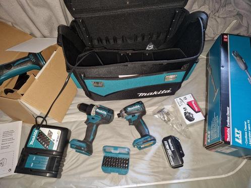 Makita accuset, professioneel gereedschap, nieuw in tas, Doe-het-zelf en Verbouw, Gereedschap | Boormachines, Nieuw, 600 watt of meer