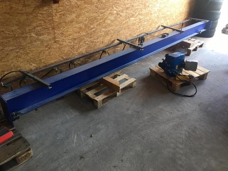 Abus kraanbalk elektrische takel 500kg, Doe-het-zelf en Verbouw, Lieren en Takels, Gebruikt, Ophalen