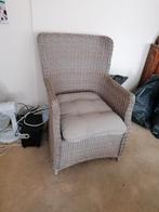 Tuinstoelen (2 stuks) met kussens, Ophalen, Gebruikt, Twee, Stof