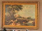 Schilderij 89x120cm., Antiek en Kunst, Kunst | Schilderijen | Klassiek, Ophalen