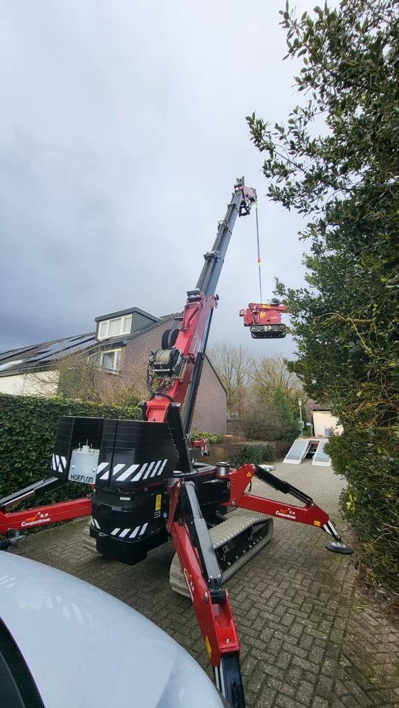 Mp compactkraan  minihijskraan verhuur