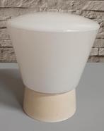 Vintage plafonnière of plafondlamp van glas, Ophalen of Verzenden, Glas