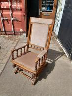 Antieke Engelse schommelstoel, Antiek en Kunst, Ophalen of Verzenden