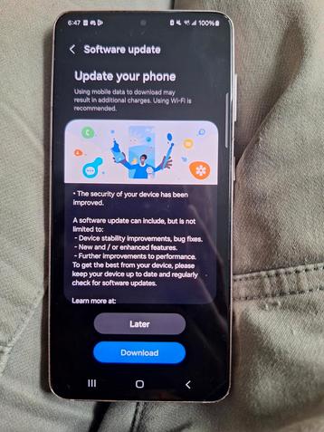 Samsung S21 Paars met goud. 128gb opslag, 8gb ram beschikbaar voor biedingen