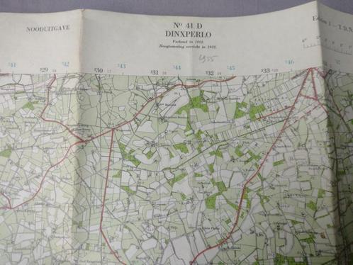 41 D Dinxperlo plattegrond 1955, Antiek en Kunst, Kunst | Litho's en Zeefdrukken, Ophalen of Verzenden
