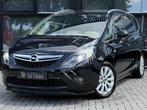 Opel Zafira Tourer 1.4 Turbo 140pk Cosmo 7p Navi Leder Cruis, Gebruikt, 4 cilinders, Zwart, Origineel Nederlands
