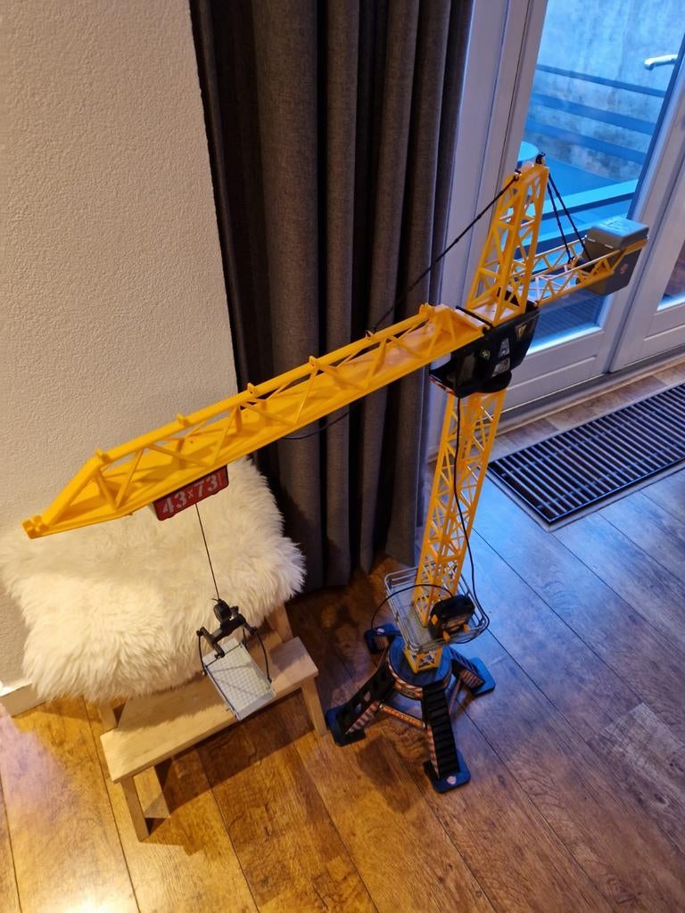 Elektrische Speelgoedkraan 120cm - Gebruikt, Ophalen of Verzenden, Gebruikt, Jongen of Meisje