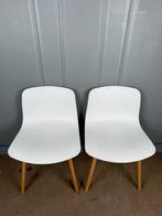 16 HAY About A Chair AAC12 design stoelen, Huis en Inrichting, Stoelen, Hout, Wit, Ophalen of Verzenden, Vijf, Zes of meer stoelen