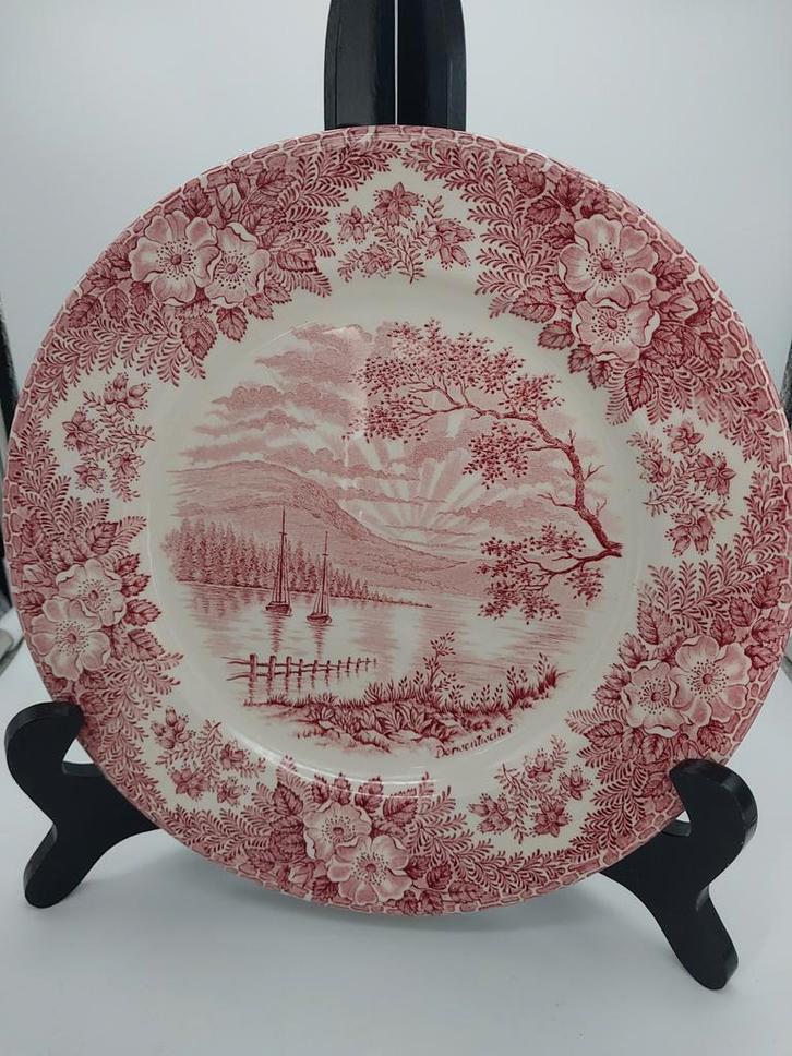 English Ironstone Bord - Dorwentwater, Antiek en Kunst, Antiek | Schalen, Ophalen of Verzenden