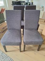 Eetkamerstoelen x4, Ophalen, Gebruikt, Grijs, Vier