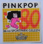 Sticker - Pinkpop 1980 - 26 mei sportpark Geleen - Samson, Verzamelen, Overige typen, Zo goed als nieuw, Verzenden