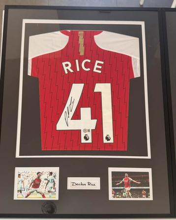  Arsenal Thuisshirt 2023/2024 – Gesigneerd door Declan Rice beschikbaar voor biedingen