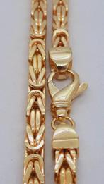 gouden Koningsketting 14kt, Sieraden, Tassen en Uiterlijk, Kettingen, Nieuw, Goud, Goud, Ophalen of Verzenden