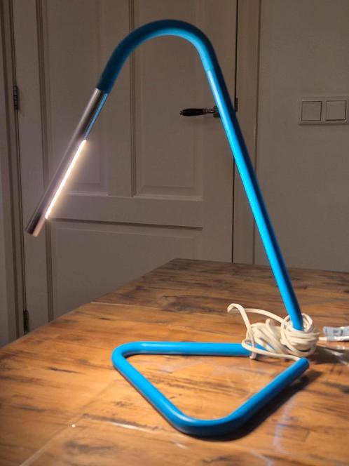 Ikea Hårte Bureaulamp - Blauw, Huis en Inrichting, Lampen | Vloerlampen, Gebruikt, Minder dan 100 cm, Kunststof, Metaal, Ophalen