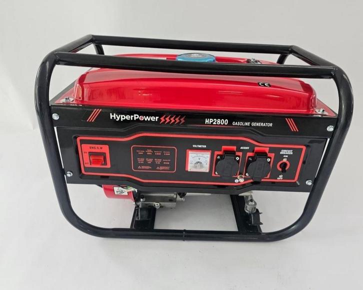 Hyperpower HP 2800 Generator - Krachtige Stroomvoorziening, Doe-het-zelf en Verbouw, Aggregaten, Nieuw, Benzine, Minder dan 5 kVA