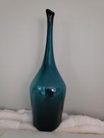 Floris Meydam Glasfles Vaas - Smaragd Groen, Gebruikt, Ophalen of Verzenden, Glas, Minder dan 50 cm