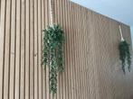 Kunst hangplant met geweven ophangsysteem x 2, Ophalen of Verzenden, Zo goed als nieuw