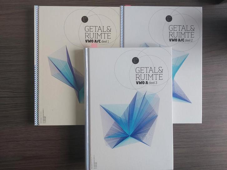 Getal en Ruimte - Vwo A deel 1, 2 en 3, Boeken, Schoolboeken, Gelezen, Wiskunde A, VWO, Ophalen