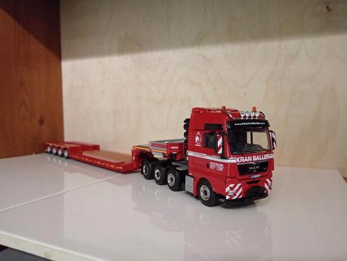 Man dieplader Kran Saller WSI, Hobby en Vrije tijd, Modelauto's | 1:50, Nieuw, Bus of Vrachtwagen, Wsi, Ophalen of Verzenden