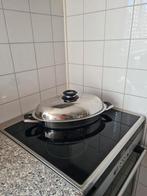 AMC OVALE BRAADPAN VISPAN, Huis en Inrichting, Keuken | Potten en Pannen, Ophalen, Zo goed als nieuw, Rvs, Kookpan of Snelkookpan