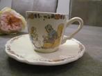 Sarregueminus France Enfants Richard Koffie Kop en Schotel, Antiek en Kunst, Antiek | Servies los, Verzenden
