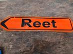 Oranje Reet bord - 96x21 cm verkeersbord, Ophalen of Verzenden